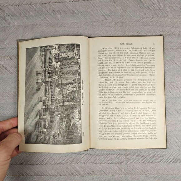 Antique German Book Christ's Glorious Appearance Christian Prophecy Illustrated - Picture 5 of 5